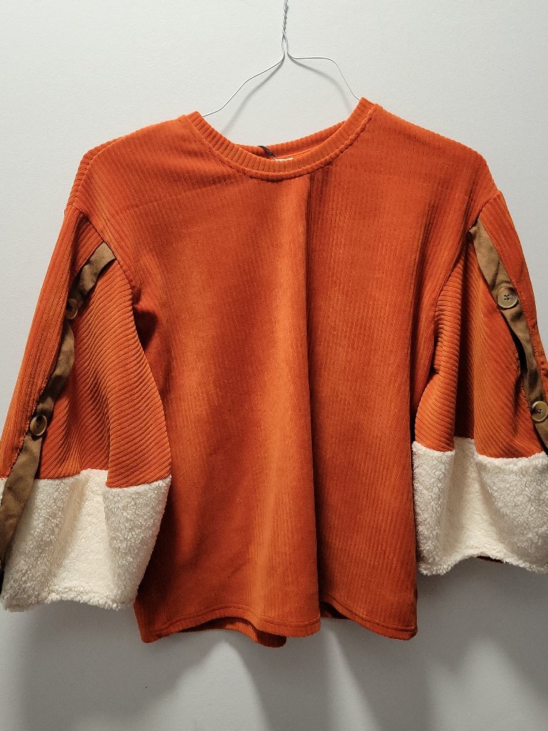Thml Puffy Shoulders Sweater Pullover - Fall,Winter,Cozy,Bigshoulders,Puff,Floof